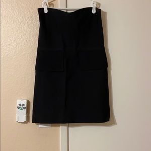 Bebe Banded Peplum Mini Dress